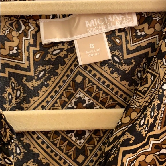 Michael Kors Sateen Tunic Top - Picture 4 of 5